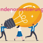 Illustration gute Ideen - Organisationsprinzip Kundenorientierung